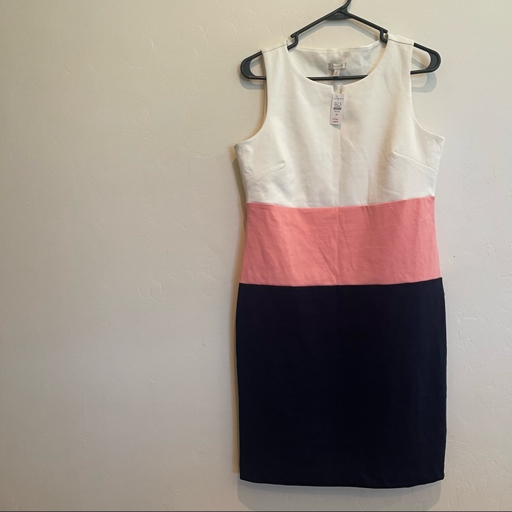 NWT Talbots | Colorblock Sheath Dress